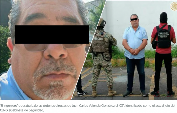 Capturan a ‘El Ingeniero’, operador del CJNG señalado de construir narcotúneles en la frontera México-EU
